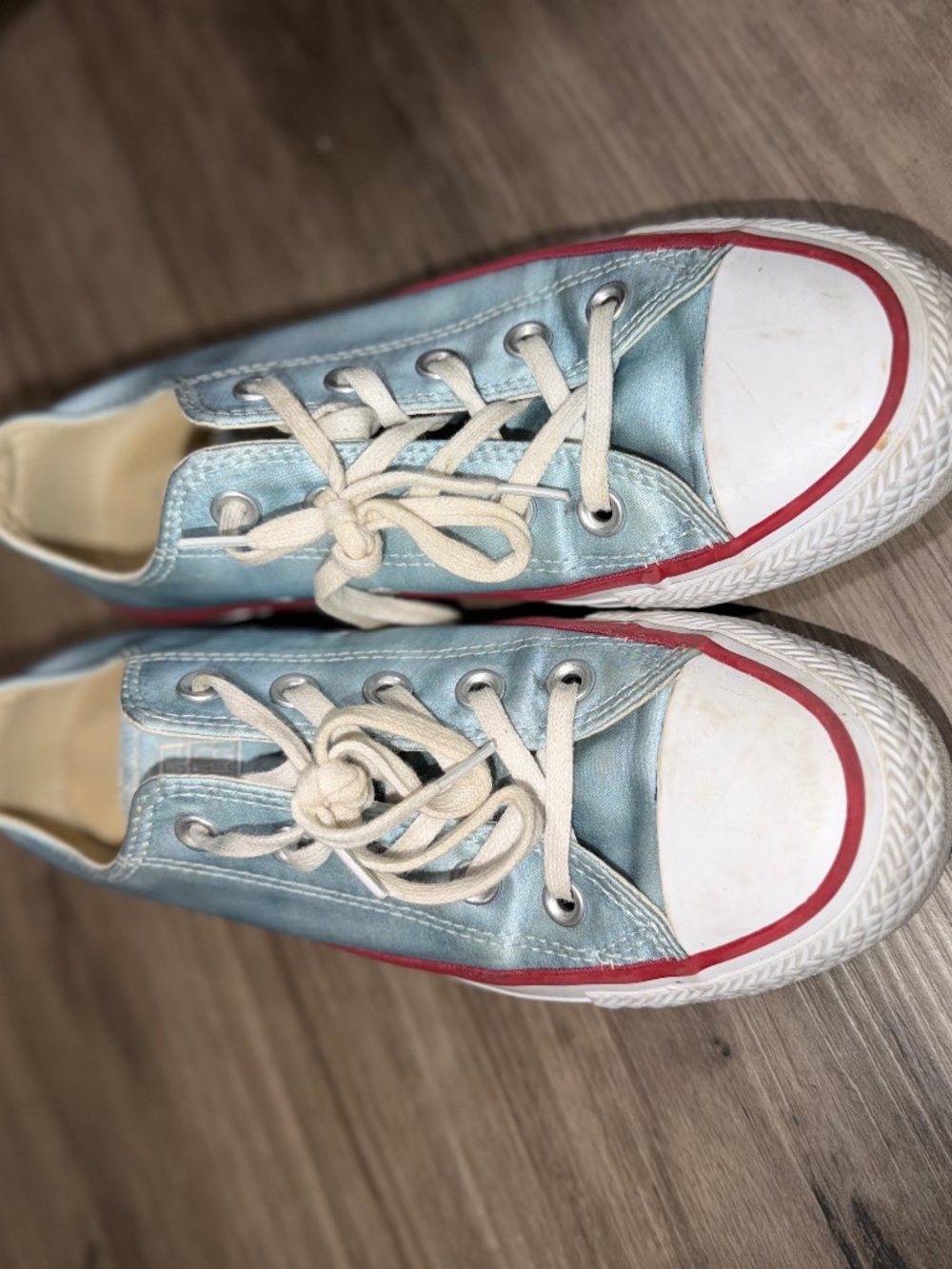 Converse Chuck Taylor All Star Sheen Wash Satin Polar Blue Low Top Sneakers